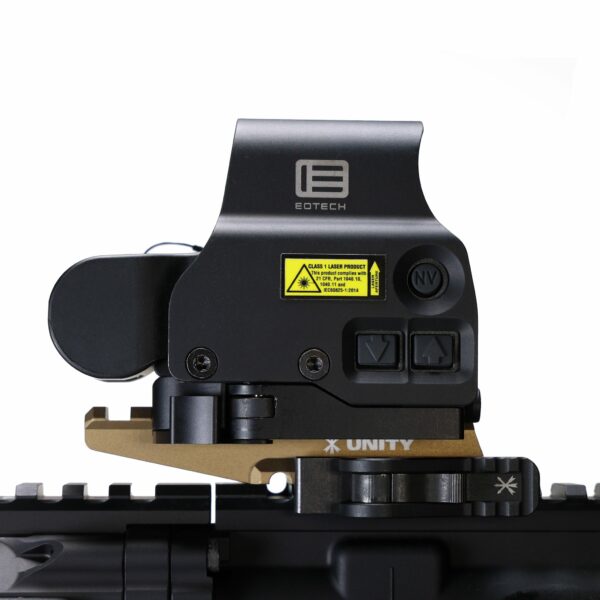 UNITY Tactical FAST™ Optic Riser FDE Mounted Back Millbrook Tactical Group Canada