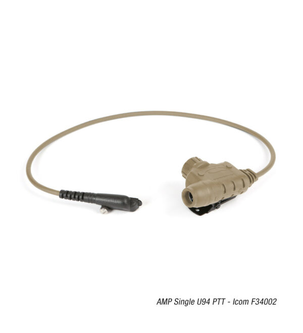 OPS-CORE AMP U94 Single Band PTT Cable ICOM F3400